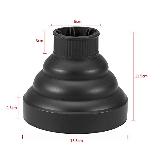 Universal Hair Diffuser - Frizz Control Attachment for 2.4-Inch Blow Dryers | Ideal for Curly, Thick Hair