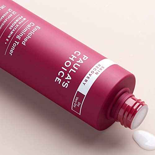 Paula's Choice Skin Recovery Calming Face Toner, Toner for Face with Hyaluronic Acid, Vitamin E & Primrose, Hydrates, Replenishes & Soothes Skin, Dry & Sensitive Skin, Frangrance Free, 6.4oz
