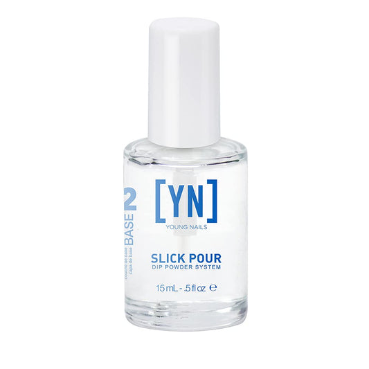 Young Nails Slickpour Base - Premium Nail Art Foundation for Flawless Finish | 2 oz
