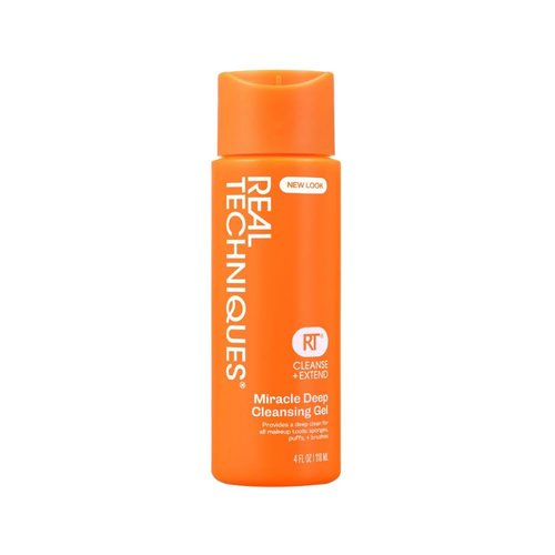 Real Techniques Miracle Deep Cleansing Gel - Vegan & Cruelty-Free Makeup Brush Cleaner, 4 fl. oz.