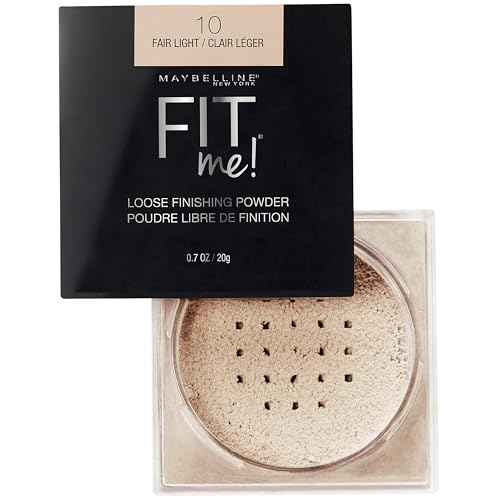Maybelline Fit Me Loose Setting Powder, Face Powder and Finishing Makeup, Fair Light, 1 Count