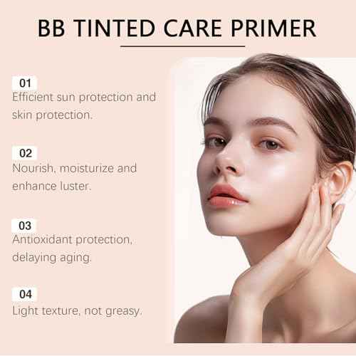 BB Blur Tinted Moisturizer Spf 30, BB Cream Tinted Moisturizer with Broad Spectrum Protection Against UVA and UVB Rays BB Tinted Care Primer Even Skin Tone Beauty Makeup for All Skin Types(2#Natural)