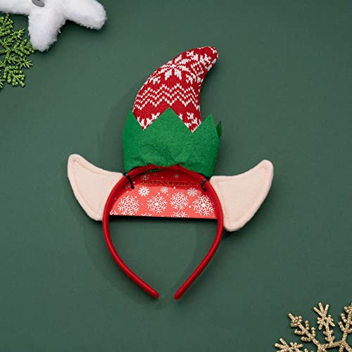 Madison Tyler Christmas Santa Claus and Christmas Tree Bouncing Headband | Cute Soft Headbands for Christmas Party | Holiday Gifts fo Women