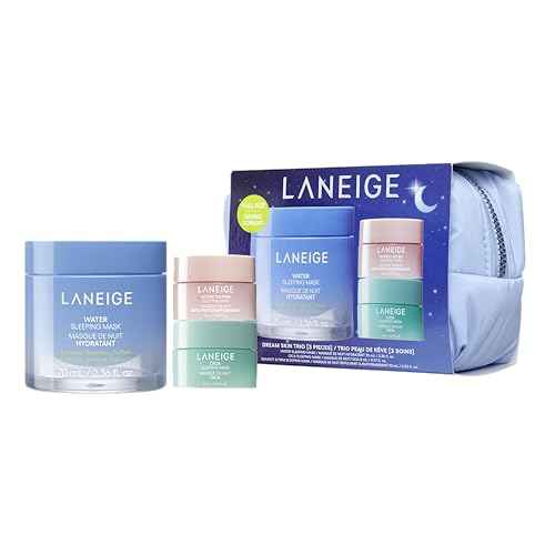 LANEIGE Water Sleeping Mask: Hydrating Korean Overnight Mask with Squalane & Probiotic-Derived Complex, for Bright, Glowing Skin & Barrier Support