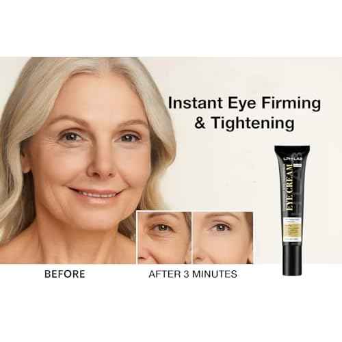 Instant Under-eye Tightener: Eye Bags Firming Treatment Cream - Temporary Eye Wrinkle Puffiness Remover for Senior Men & Women 50+, No Flaking Residue,15ml