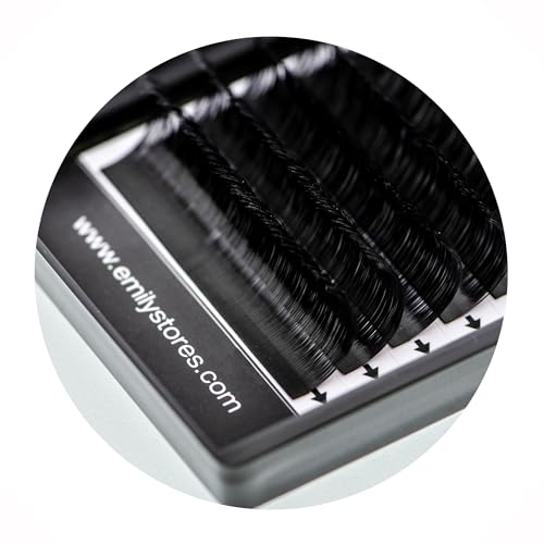 EMILYSTORES Lash Extensions 0.05mm Thickness C Curl 8mm Length Volume Eyelashes For Eyelash Extensions(0.05,C,8mm)