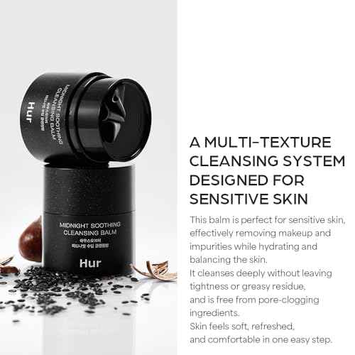 House of Hur Midnight Soothing Cleansing Balm | Hydrating & Calming Korean Skincare | 1.69fl.oz