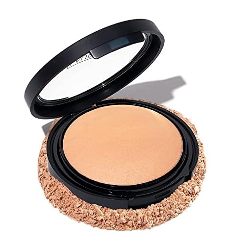 Laura Geller New York Baked Double Take Powder Foundation - Medium Shade - Buildable Coverage & Matte Finish