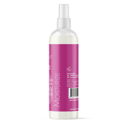 Inahsi Rescue & Repair Leave-In Conditioner - Strengthening Moisturizer for Naturally Curly Hair | 12 oz | Made in the USA