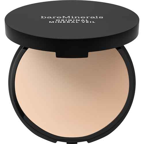 bareMinerals Original Mineral Veil Talc-Free Pressed Setting Powder, Weightless Blurring & Matte Finishing Powder, Pore Minimizer, Extends Makeup Wear, Vegan