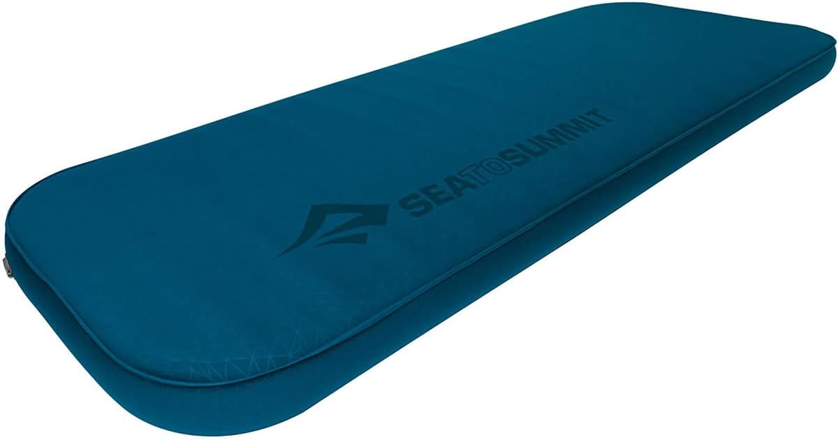 Sea to Summit Comfort Deluxe Double Sleeping Pad - Self-Inflating Foam in Byron Blue