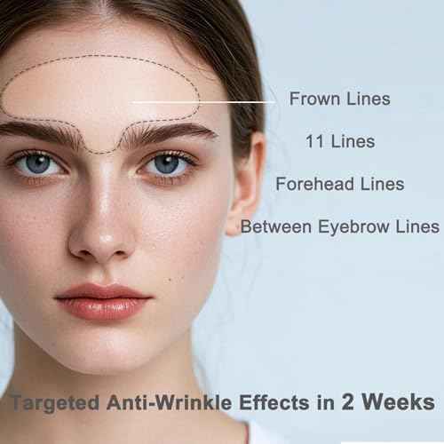 Forehead Wrinkle Patches, 15 PCS Face Tape for Wrinkles, Kinesiology Tape for Face, Facial Myofascial Lift Tape for Frown 11's Lines, Fine Lines Between Eyebrow Wrinkle Patches