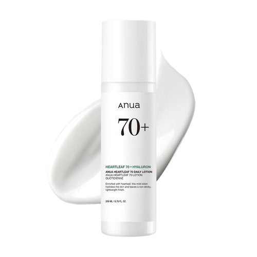 Anua Heartleaf Daily Lotion - Lightweight Face Moisturizer with Hyaluronic Acid for Sensitive Skin | 200ml (6.76 fl. oz.)