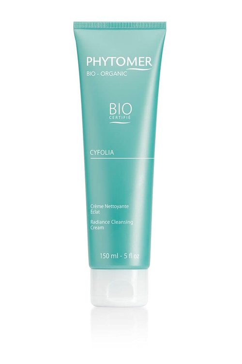 Phytomer Cyfolia Organic Cleansing Cream - All-Natural Facial Cleanser for Radiant Skin | 150 ml