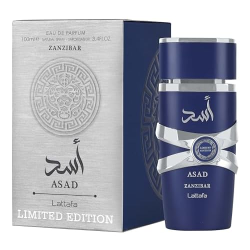 Lattafa Asad Zanzibar Limited Edition EDP For Men 3.4 Fl Oz