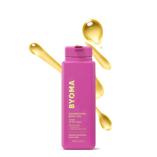 BYOMA Nourishing Body Oil - Lightweight & Fast-Absorbing Hydration for All Skin Types - 6.76 fl oz