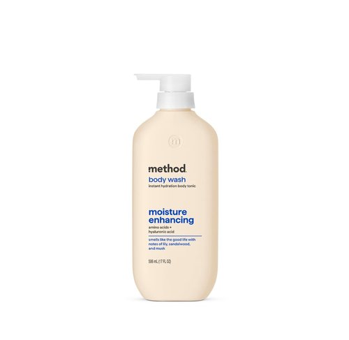 Method Body Wash - Instant Hydration Tonic with Lily, Sandalwood & Musk | 17 Fl Oz