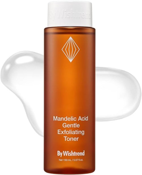 By Wishtrend Mandelic Acid Exfoliating Toner - Gentle Formula for Radiant Skin | 5.07 Fl Oz