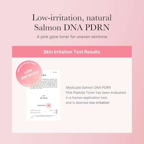 medicube PDRN Toner Rose PDRN Peptide Toner | Lightweight & Watery Type for Skin Boosting, Soothing and Calming, Uneven Skin Tone | with Rose, Peptide, Niacinamide | Korean Skincare, 8.45 fl.oz