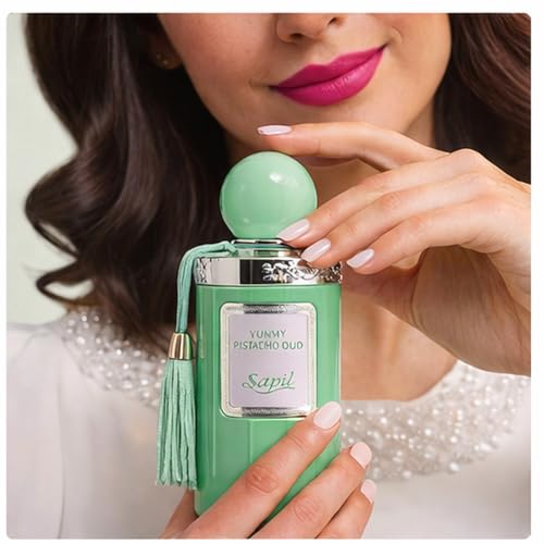 Sapil Cheeky Cherry Oud Eau de Parfum – Long Lasting Unisex Floral Oud Perfume | Cherry, Jasmine & Leather Notes | Sweet Spicy Oud Fragrance | 3.4 oz / 100ml