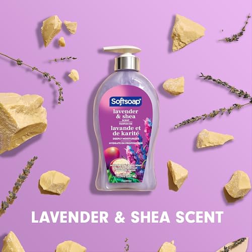 Softsoap Deeply Moisturizing Liquid Hand Soap, Shea Butter, Lavender, 11.25 Fl Oz