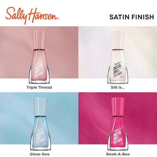 Sally Hansen Insta-Dri Nail Polish | Quick Dry, Long Lasting, Streak-Free Shine | Opaque, Glossy | 361 Augmented Red-ality | Vivid True Red Nail Color