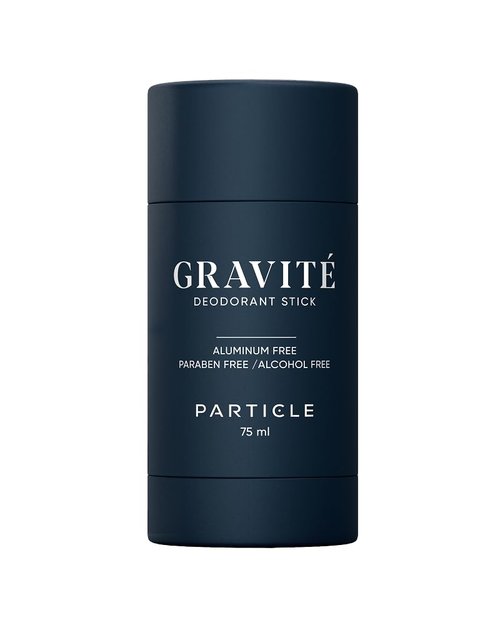 Gravité Deodorant for Men - Aluminum & Paraben Free, Fresh Bergamot & Vetiver Scent - 75ml Long-Lasting Formula