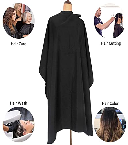 ST-BEST-P Hair Color Caps, Foils Wraps Haircut Cape Professional Hair Cutting Barber Salon Capes Hair Stylist for Men,Kid (2 Pcs)