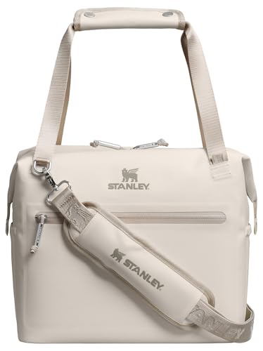STANLEY All Day Julienne Mini Soft Cooler Bag and Lunch Box 7.4 Quarts | 10 Can Cooler with Handles and Strap | Stays Cold for Hours | Insulated Travel Bag with Zipper | BPA-Free | Mist