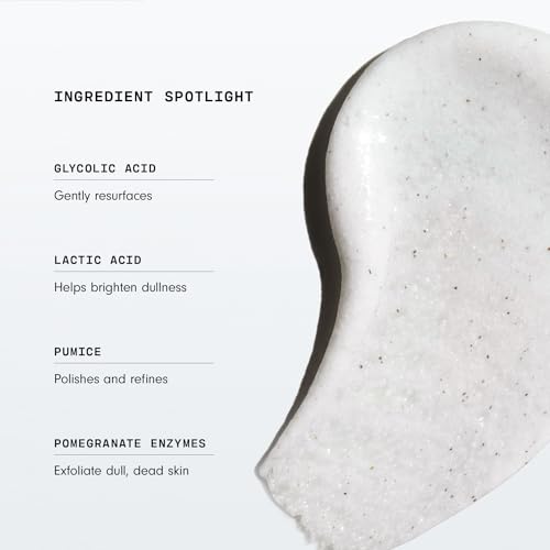 Versed Buff It Out AHA Exfoliating Body Scrub - Lactic Acid & Glycolic Acid Exfoliant - Microfine Pumice Body Exfoliator to Resurface & Polish Dry Skin - Vegan & Cruelty-Free (6 oz Each)