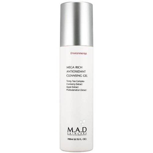 M.A.D Skincare Antioxidant Facial Cleansing Gel - Mega Rich Formula | 6.75 oz