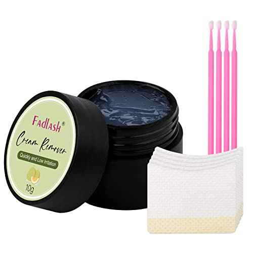 Eyelash Extension Remover 10g Cream Lash Extension Remover Dissolves Powerful Eyelash Glue Remover Low Irritation eyelash remover for lash extensions Lash Glue Remover for Sensitive Skin(Hami Melon)