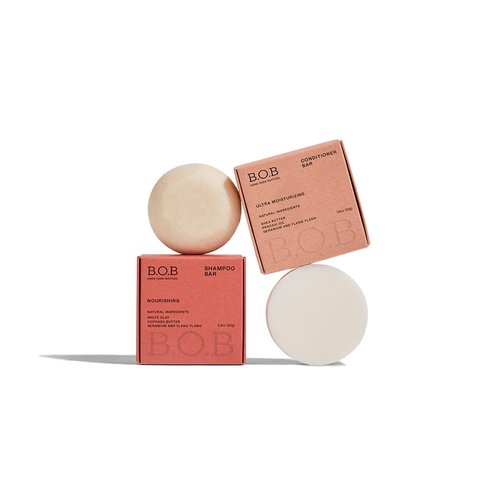 Moisturizing Bundle - Nourishing Shampoo Bar & Ultra Moisturizing Conditioner Bar | Vegan, Eco-Friendly Hair Care for Dry Hair