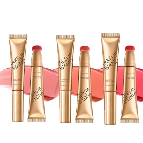 Skiennix Contour Wand & Blush Wands Duo - 2-In-1 Liquid Contour & Blush Stick for Women, Cream Makeup