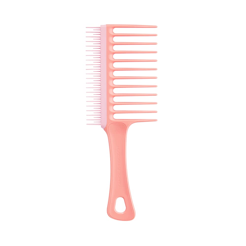 Tangle Teezer Curly Hair Detangling Duo - Ultimate Detangler Brush & Wide Tooth Comb for 3C to 4C Hair