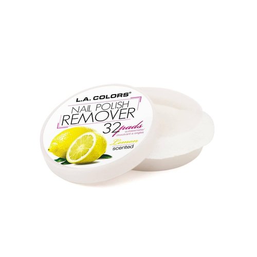 L.A. COLORS Nail Polish Remover - Refreshing Lemon Scent | Gentle Formula for Easy Removal