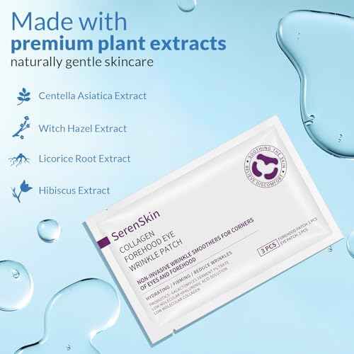 Forehead Wrinkle Patches & Under Eye Pads with Collagen & Hyaluronic Acid, Anti-Wrinkle Care for Forehead Lines, Puffy Eyes, Dark Circles & Eye Bags, 18 Pcs