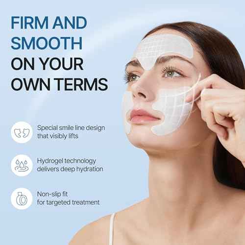 Honeydew Labs Forehead Wrinkle Patches and Smile Line Patches with Retinol, Collagen, Peptides- Anti Wrinkle Patches - Face Tape Overnight Wrinkle Treament for Woman for Smoothing and Firming (36PCS)