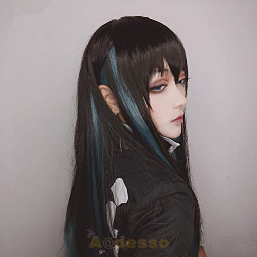 Aadesso Anime demon Kimetsu No Kamado Tanjirou Cosplay Men Women Heat Resistant Synthetic Hair s Halloween