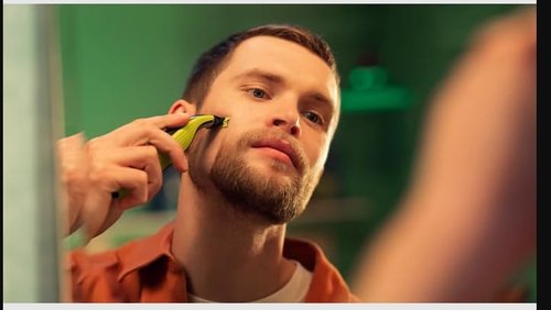 PHILIPS OneBlade 360 Hybrid Electric Shaver - 5-in-1 Beard Trimmer & Stubble Comb | QP2730/20