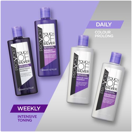 Pro:voke Touch of Silver Conditioner - Nourishing Formula for Radiant Silver Hair | 200ml