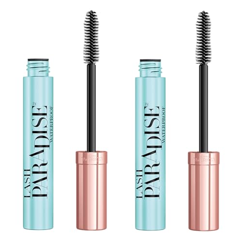 L'Oreal Paris Voluminous Lash Paradise Waterproof Mascara, Volumizing, Lengthening and Thickening Eye Makeup For Fuller-Looking Lashes, Black, 0.25 Fl Oz