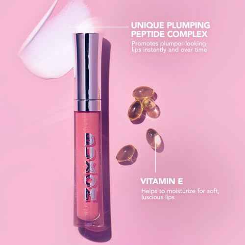 BUXOM Full-On Plumping Lip Polish, Tinted Lip Plumper Gloss, Plumping Peptides & Vitamin E, High Shine Lip Gloss, Nourishes, Moisturizes & Softens Lips, Vegan