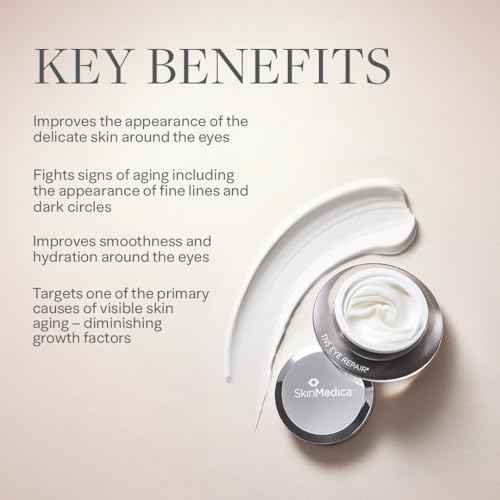 Advanced Age-Defying Formula - SkinMedica TNS Eye Repair Cream helps reduce the appearance of fine lines, wrinkles, and dark circles with a powerful blend of peptides, vitamins, and antioxidants.