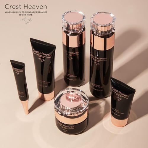 LuxeGlow 6-Piece Women's Facial Kit - Radiant Skin Care & Anti-Aging Moisturizing Set