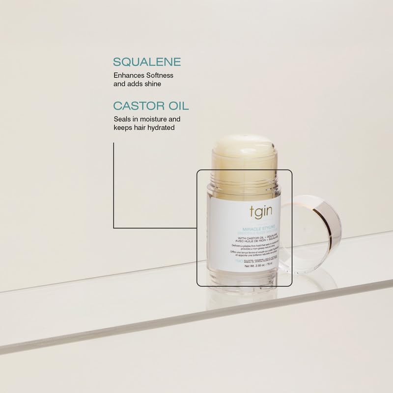 Thank God It's Natural Smooth & Sleek Wax Stick - Miracle Styling for Effortless Slick Back Hair