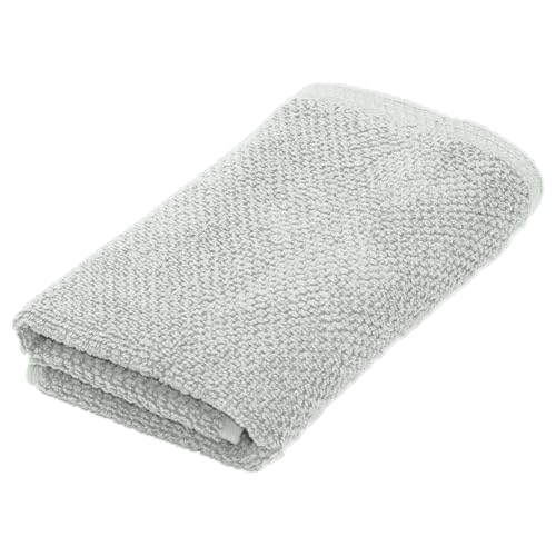 Light Grey Hand Towel - 100% Cotton 26x16 Towel - Absorbent, Quick-Drying, Durable Hand Towels for Bathroom Decor - Low-Twist, Two-Ply Fibers (Light Grey)