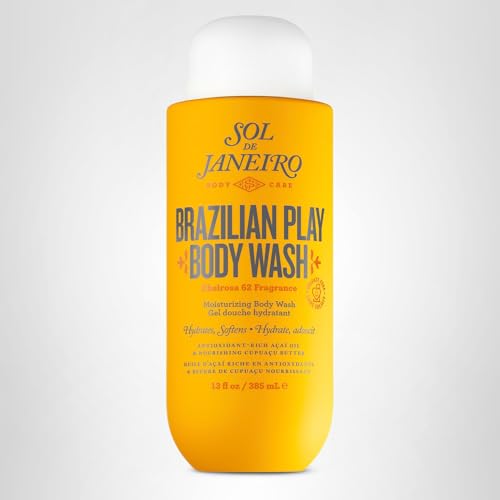 Sol de Janeiro Brazilian Play Moisturizing Shower Cream Gel Body Wash - 1L Jumbo Size with Pump