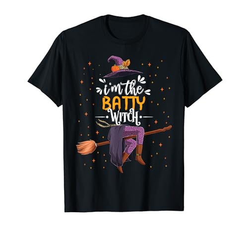 im the Batty Witch Halloween Matching Group Costume T-Shirt