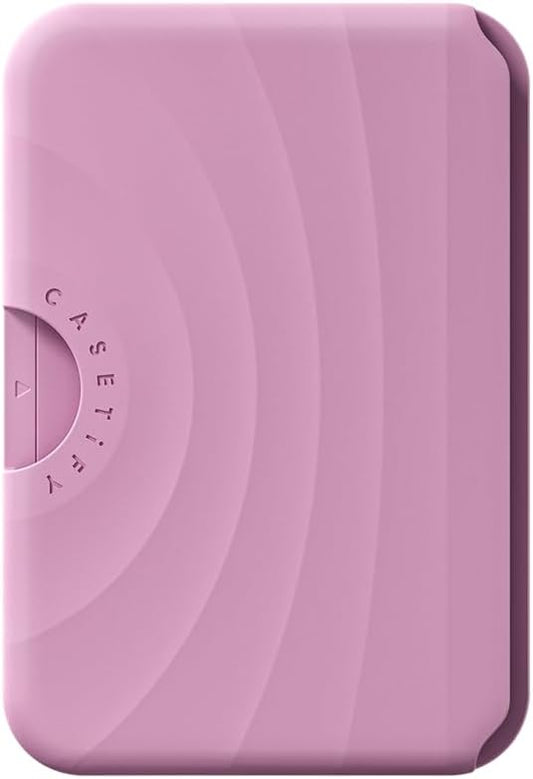 CASETiFY Snappy Ripple Wallet - MagSafe Compatible | Stylish Radish Color Design